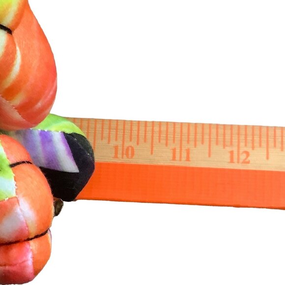 Garfield Tie-Dye Plush Toy 9.5" Colorful Rainbow Striped Stuffed Animal - Picture 5 of 6